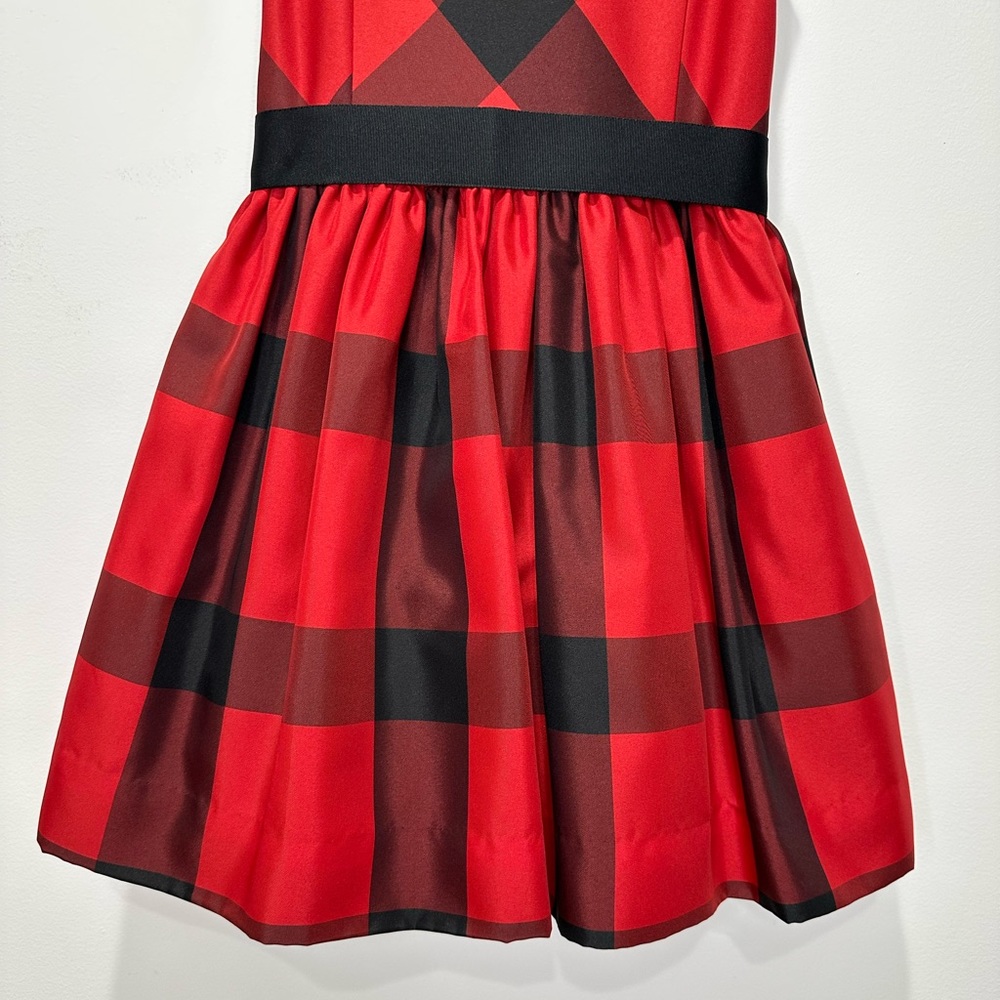 *RELISTED* Ralph Lauren Gorgeous Red and Black Plaid Dress Girls Size 8 - Picture 7 of 15